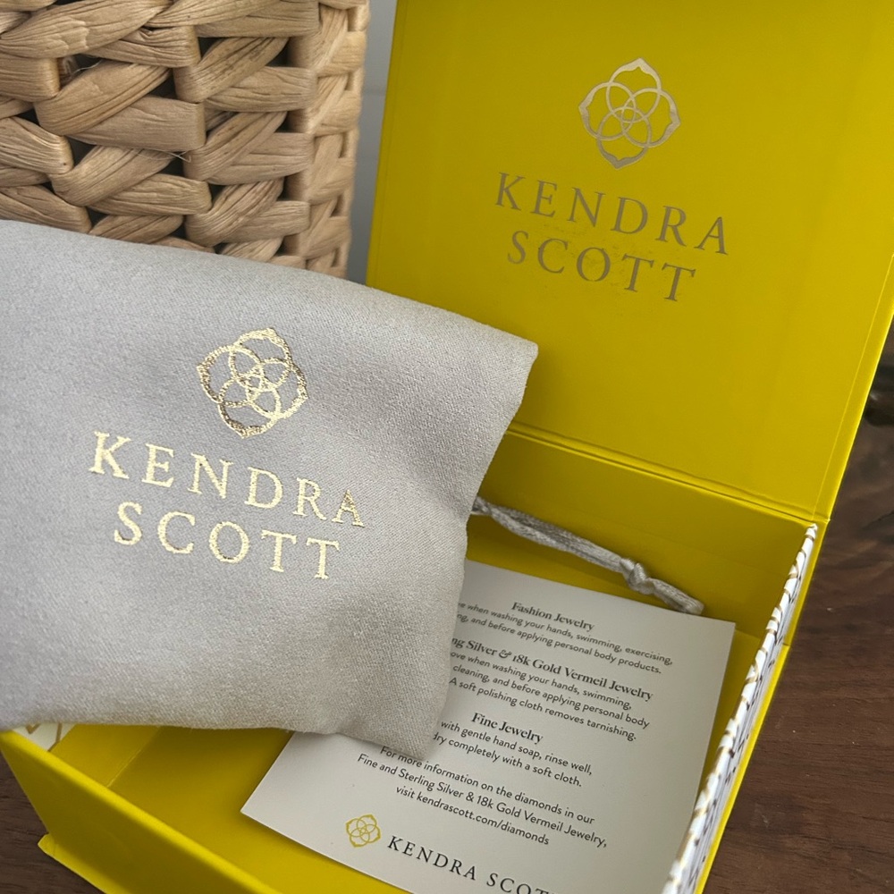 Kendra Scott Chantal Multi-Strand Slider Bracelet Gold Brand New